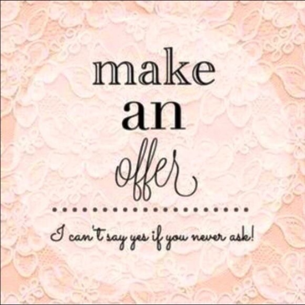 Make me an offer on anything in my closet